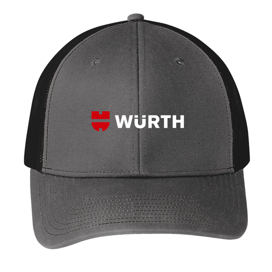 Wurth Logo Hat C112 - Grey Steel Black